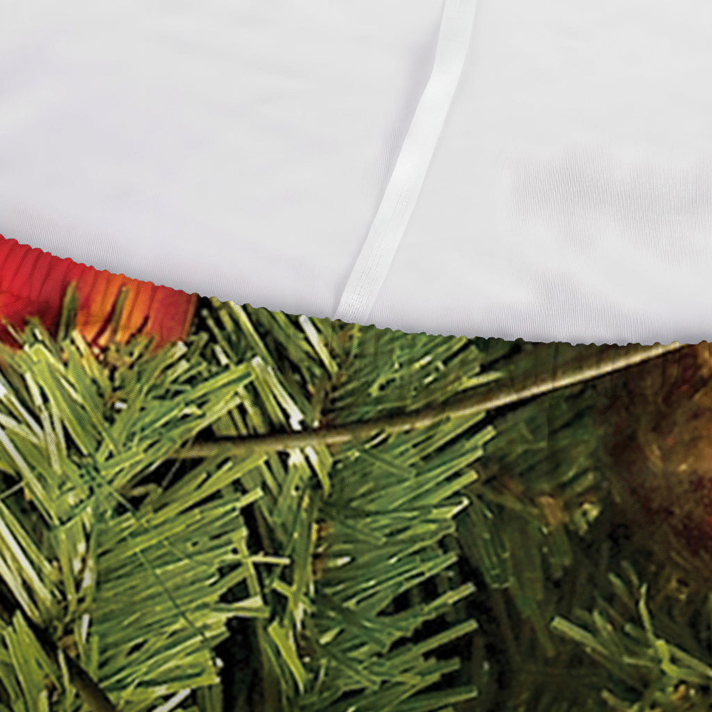 Decorated Christmas Tree Print Sofa Cover
