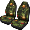 Decorated Christmas Tree Print Universal Fit Car Seat Covers