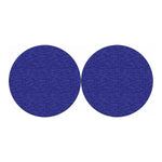 Deep Blue Knitted Pattern Print Car Coasters