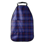 Deep Blue Stewart Tartan Print Car Seat Organizers