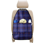 Deep Blue Stewart Tartan Print Car Seat Organizers