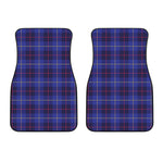 Deep Blue Stewart Tartan Print Front Car Floor Mats