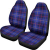 Deep Blue Stewart Tartan Print Universal Fit Car Seat Covers