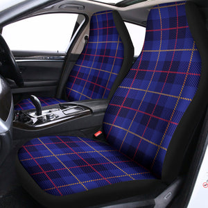 Deep Blue Stewart Tartan Print Universal Fit Car Seat Covers