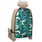 Deep Sea Wave Surfing Pattern Print Car Seat Organizers