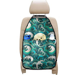 Deep Sea Wave Surfing Pattern Print Car Seat Organizers