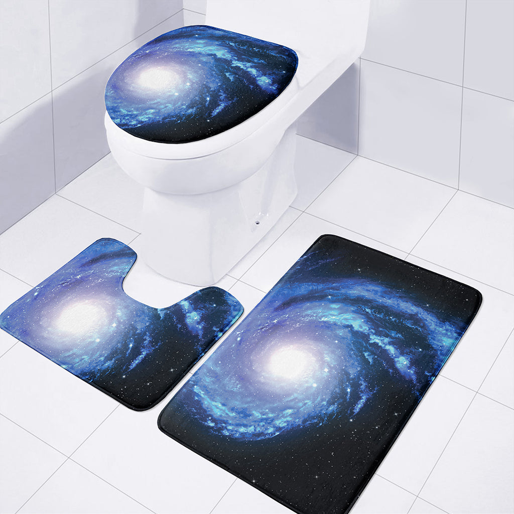 Deep Space Milky Way Print 3 Piece Bath Mat Set