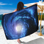 Deep Space Milky Way Print Beach Sarong Wrap