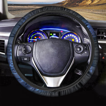 Deep Space Milky Way Print Car Steering Wheel Cover