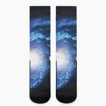 Deep Space Milky Way Print Crew Socks