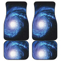 Deep Space Milky Way Print Front and Back Car Floor Mats