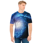Deep Space Milky Way Print Men's T-Shirt
