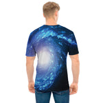 Deep Space Milky Way Print Men's T-Shirt