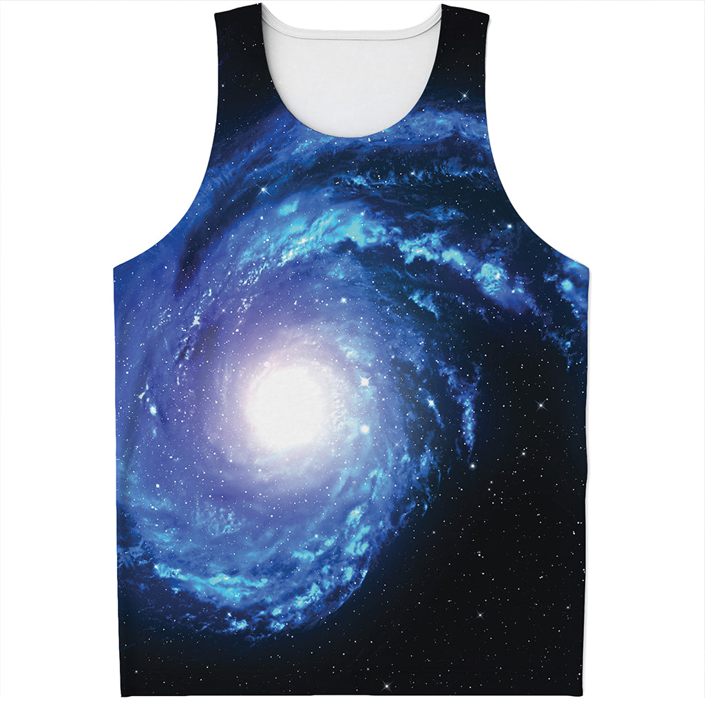 Deep Space Milky Way Print Men's Tank Top