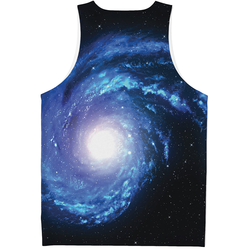 Deep Space Milky Way Print Men's Tank Top
