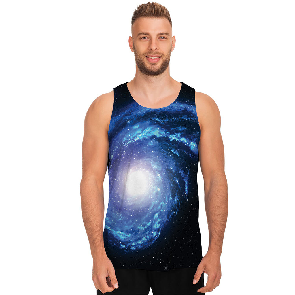 Deep Space Milky Way Print Men's Tank Top