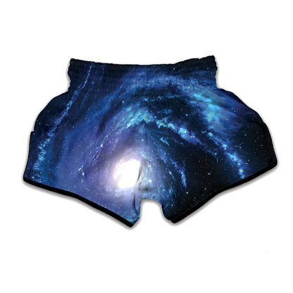 Deep Space Milky Way Print Muay Thai Boxing Shorts