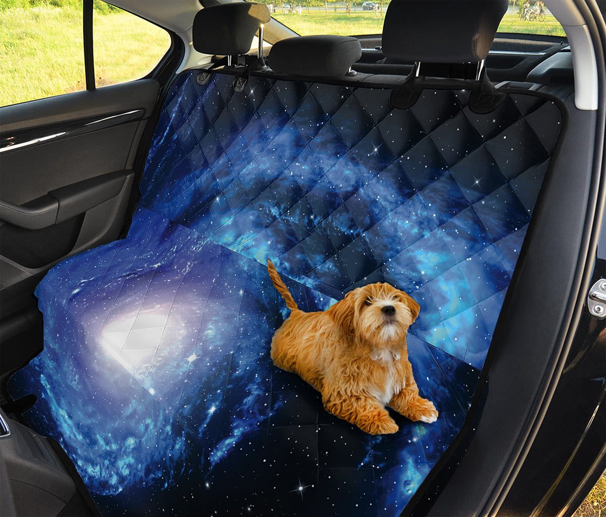 Deep Space Milky Way Print Pet Car Back Seat Cover