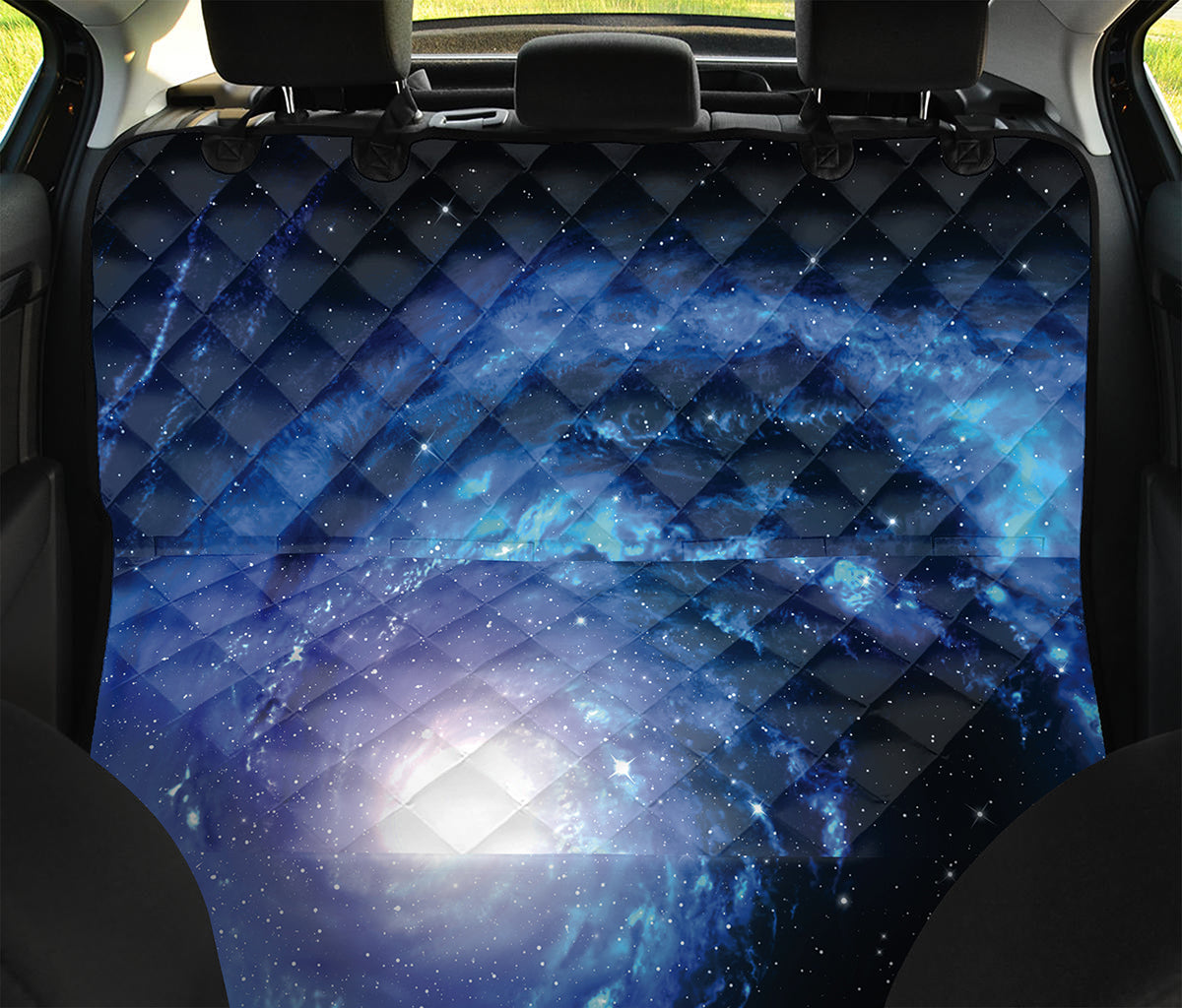 Deep Space Milky Way Print Pet Car Back Seat Cover