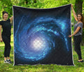 Deep Space Milky Way Print Quilt