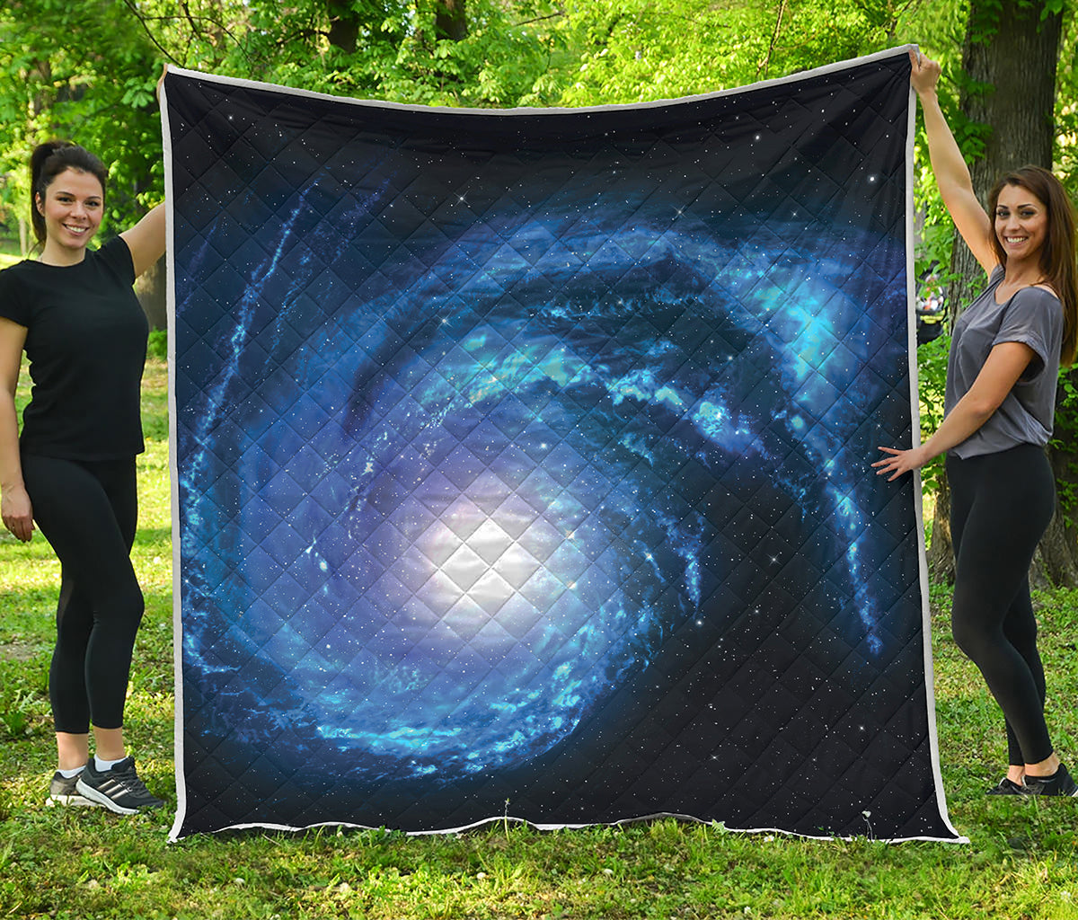 Deep Space Milky Way Print Quilt