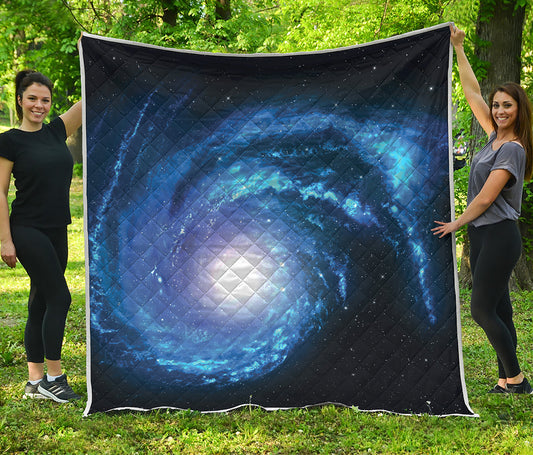 Deep Space Milky Way Print Quilt