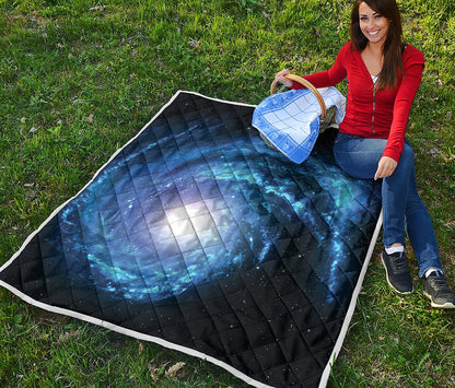 Deep Space Milky Way Print Quilt