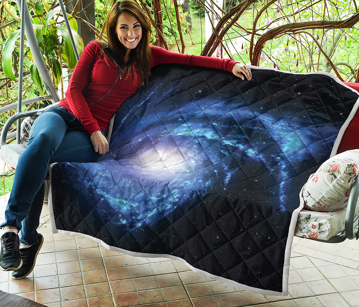 Deep Space Milky Way Print Quilt