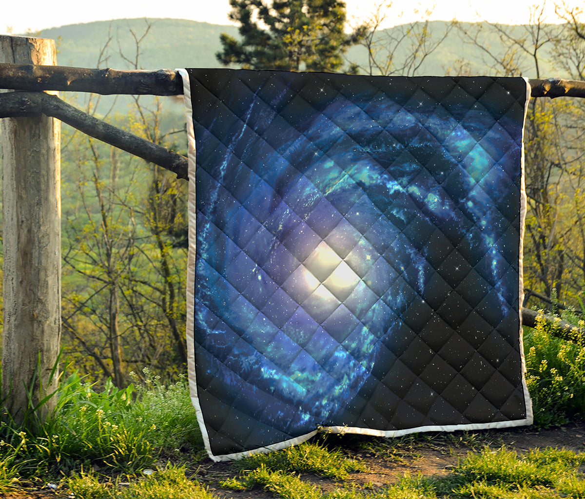 Deep Space Milky Way Print Quilt