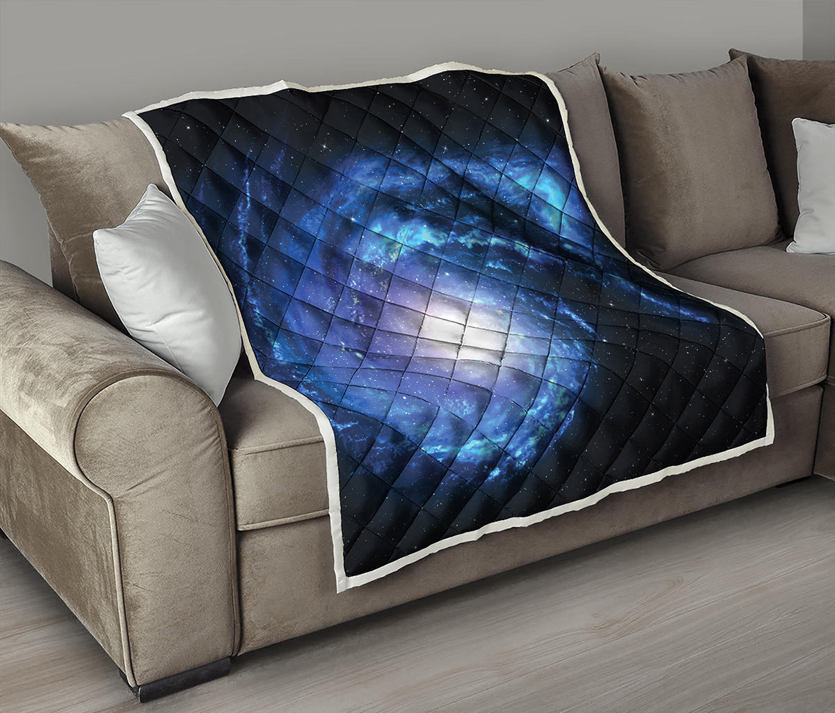 Deep Space Milky Way Print Quilt