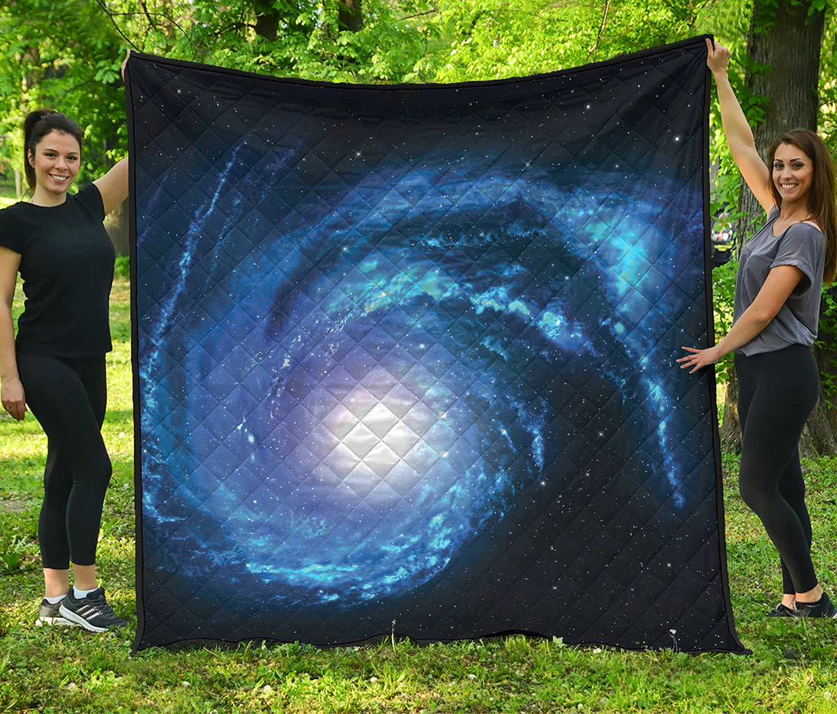 Deep Space Milky Way Print Quilt