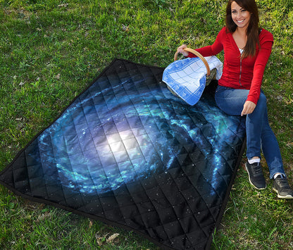 Deep Space Milky Way Print Quilt