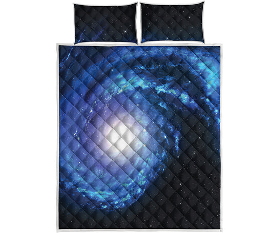 Deep Space Milky Way Print Quilt Bed Set