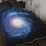 Deep Space Milky Way Print Quilt Bed Set