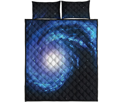 Deep Space Milky Way Print Quilt Bed Set