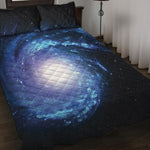 Deep Space Milky Way Print Quilt Bed Set