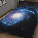 Deep Space Milky Way Print Quilt Bed Set