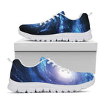 Deep Space Milky Way Print White Sneakers