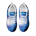 Deep Space Milky Way Print White Sneakers