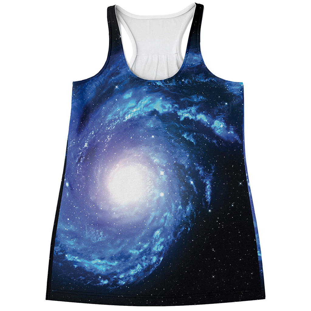 Deep Space Milky Way Print Women's Racerback Tank Top