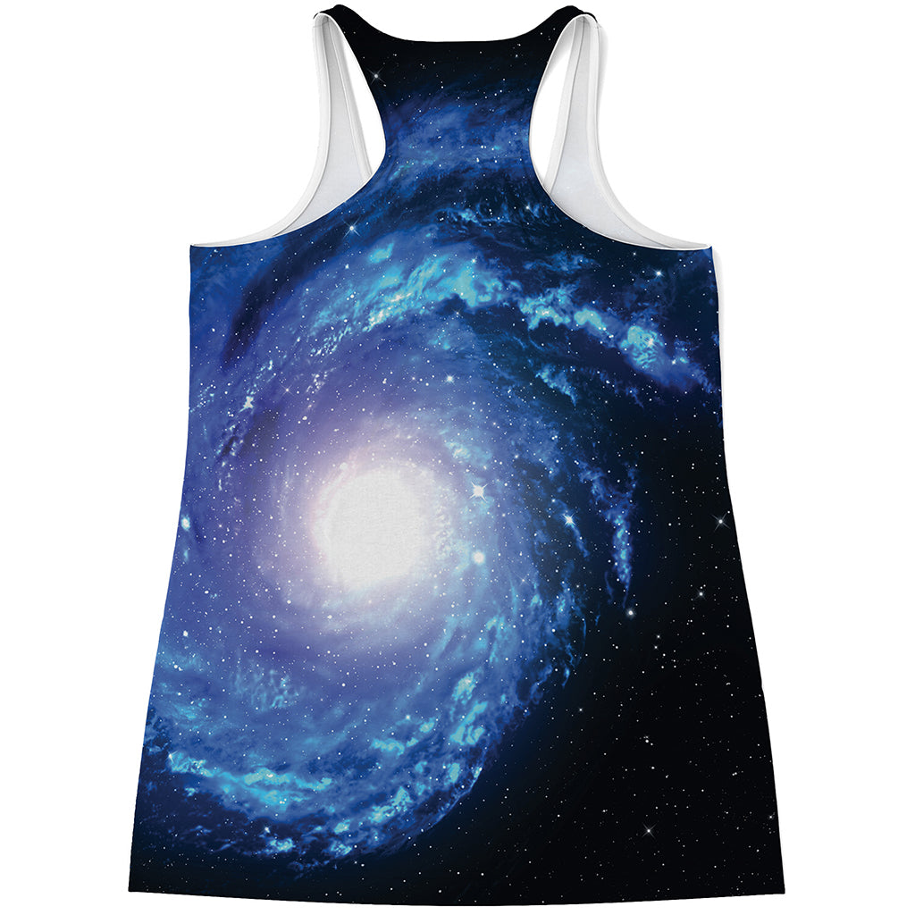 Deep Space Milky Way Print Women's Racerback Tank Top