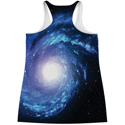 Deep Space Milky Way Print Women's Racerback Tank Top