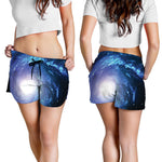 Deep Space Milky Way Print Women's Shorts