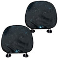 Deep Space Print Car Headrest Covers