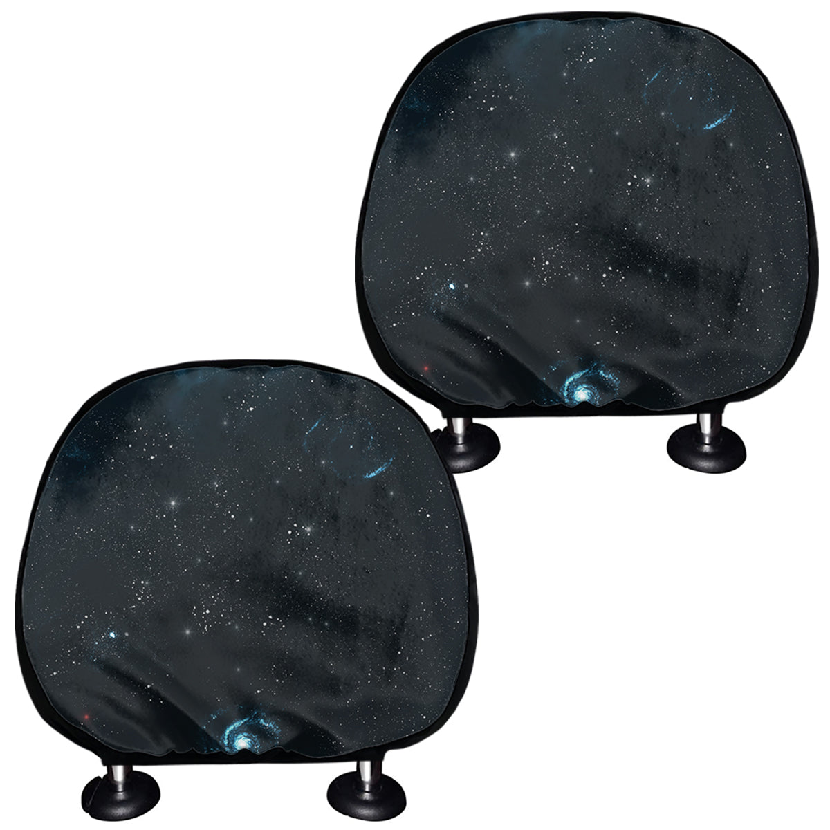 Deep Space Print Car Headrest Covers
