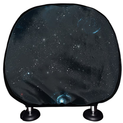 Deep Space Print Car Headrest Covers