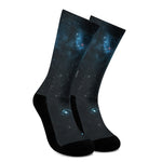 Deep Space Print Crew Socks