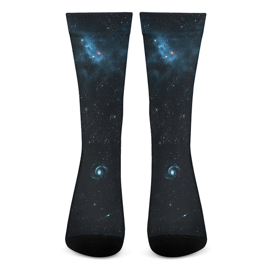 Deep Space Print Crew Socks