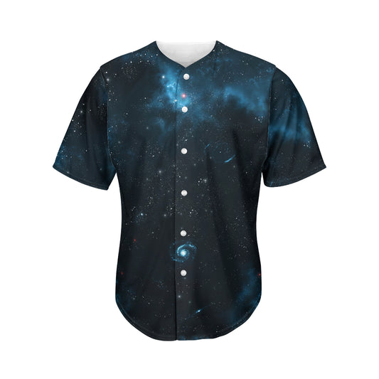 Deep Space Print Men's Baseball Jersey