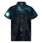 Deep Space Print Men's Short Sleeve Shirt